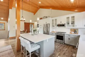 Kitchen from the living room
