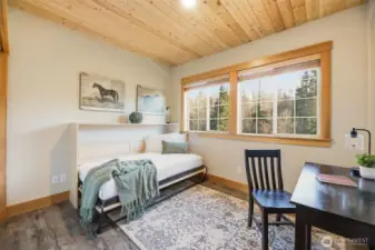 Second bedroom - with a built-in Murphy bed