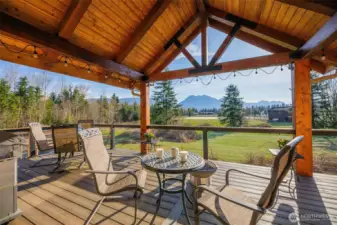 The deck provides great entertaining and recreating space.