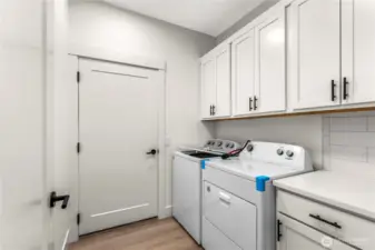 Laundry with storage
