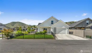 2 Car garage with natural light.
