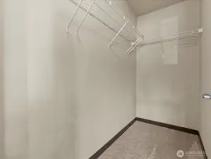 Primary walk-in closet