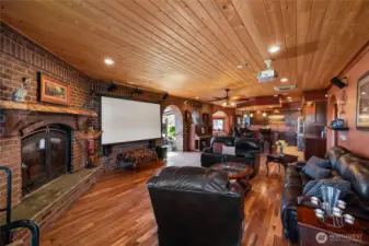 Cozy living anchored by craftsmanship & detail.