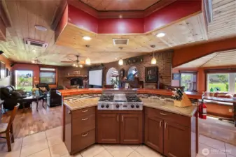 Gourmet kitchen designed for gathering and everyday ease.