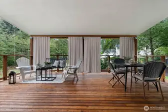 New cedar deck