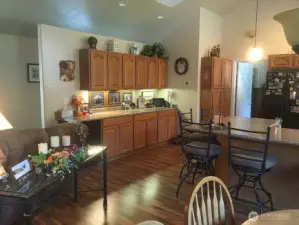Built in cabinetry for plenty of storage space