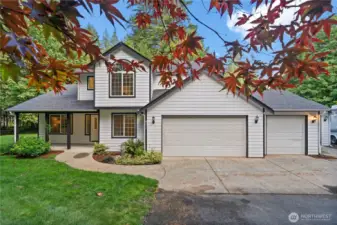 Exceptionally well maintained 4 bedroom, 2.5 bath + office in Delphi area of Olympia on 5 acres