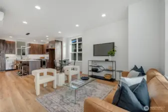 Ample space to entertain or to just live!    Photos are of model home of similar floorplan. Color scheme and layout will vary.