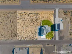 The 1/2 acre property next door with the  house is also available!