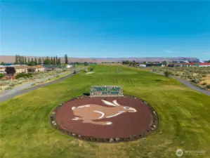 Beautiful setting for a golf course!
