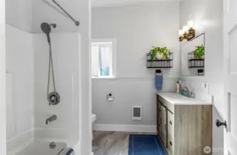 Remodeled main floor bathroom