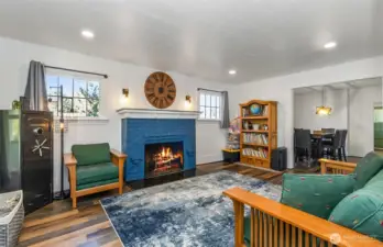 Cold nights by the cozy fireplace