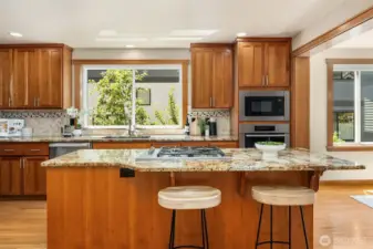 Kitchen which also has a walk-in pantry