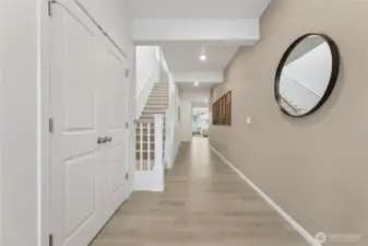 Grand entry with a wide hallway.  Pictures are for representational purposes only, colors and features may vary.