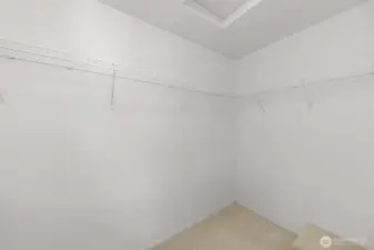 upstairs master bedroom with spacious walk in closer