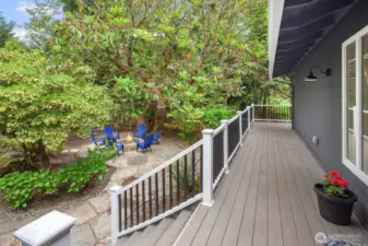 Wrap around deck and front porch