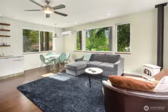 Living room of the apartment