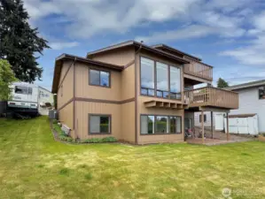 Oversized lot with RV parking