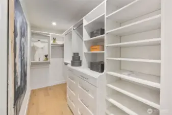Custom Walk In Closet off of Primary.