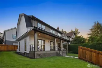 Spacious lawn for pets and friends to run around!