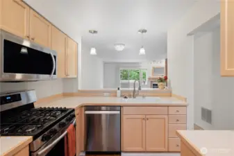 Kitchen facing to LR