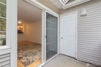 Deck and storage from LR
