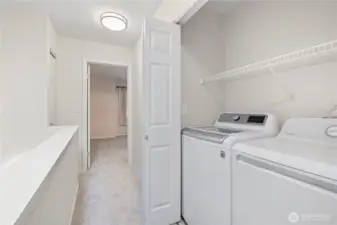 Laundry upstairs