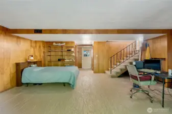 bottom floor with its own entry