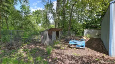 All structures on lot stay but sold with value in the land as-is.