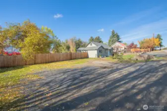 Mature trees creating shade, privacy, and a peaceful environment.