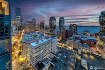 23rd floor West facing near 2000 sqfr with private elevator to your own vestibule!