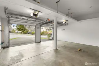 Abundant garage storage