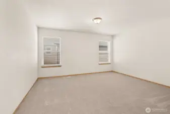 Oversized loft area, great for office or media room