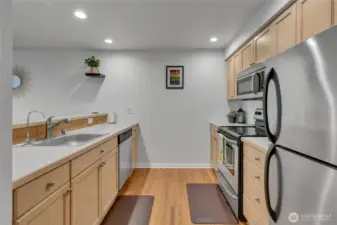 A bright and welcoming culinary space.