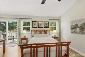 Private area just off primary bedroom for relaxing, reading, enjoying the views.