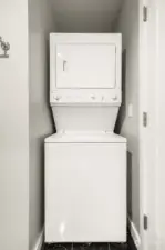 Washer and dryer in unit!