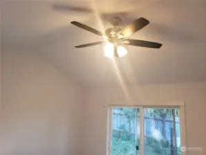 2nd ceiling fan in Bedroom