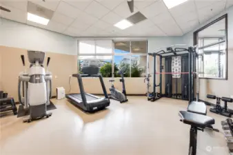Wonderful amenities including this awesome gym located on the 6th floor.
