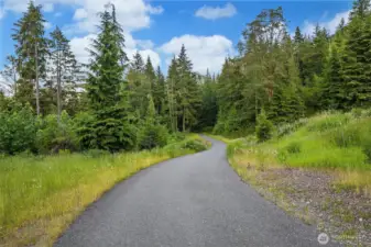 Road to the property is installed.