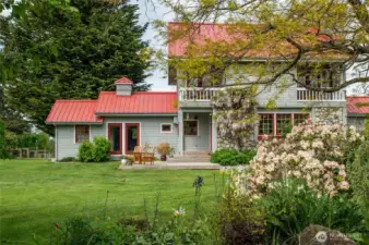 Main house seen from garden