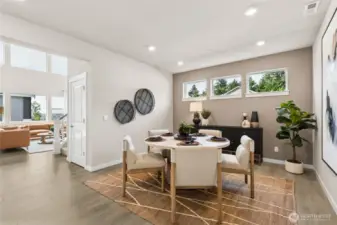 Photo rendering is representational. Actual home is under construction and finishes, elevation, and paint colors may vary. See site agent for details.