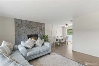 So many windows make this home light and bright