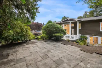 View from the upper level of the garden.