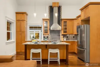 Chef's kitchen.