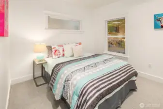 Second bedroom upstairs.