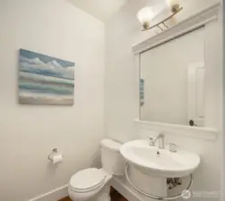 Half bath on main.