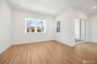 Open Concept living of actual home