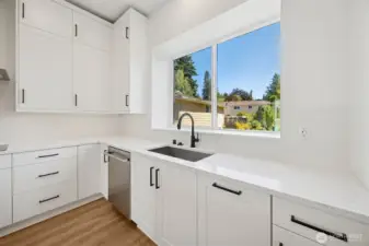 Large window over sink in actual home.