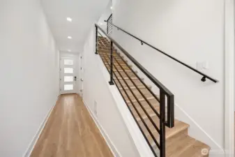 Foyer of actual home