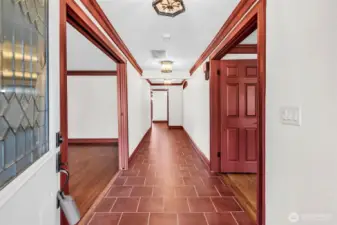 Heated tile flooring